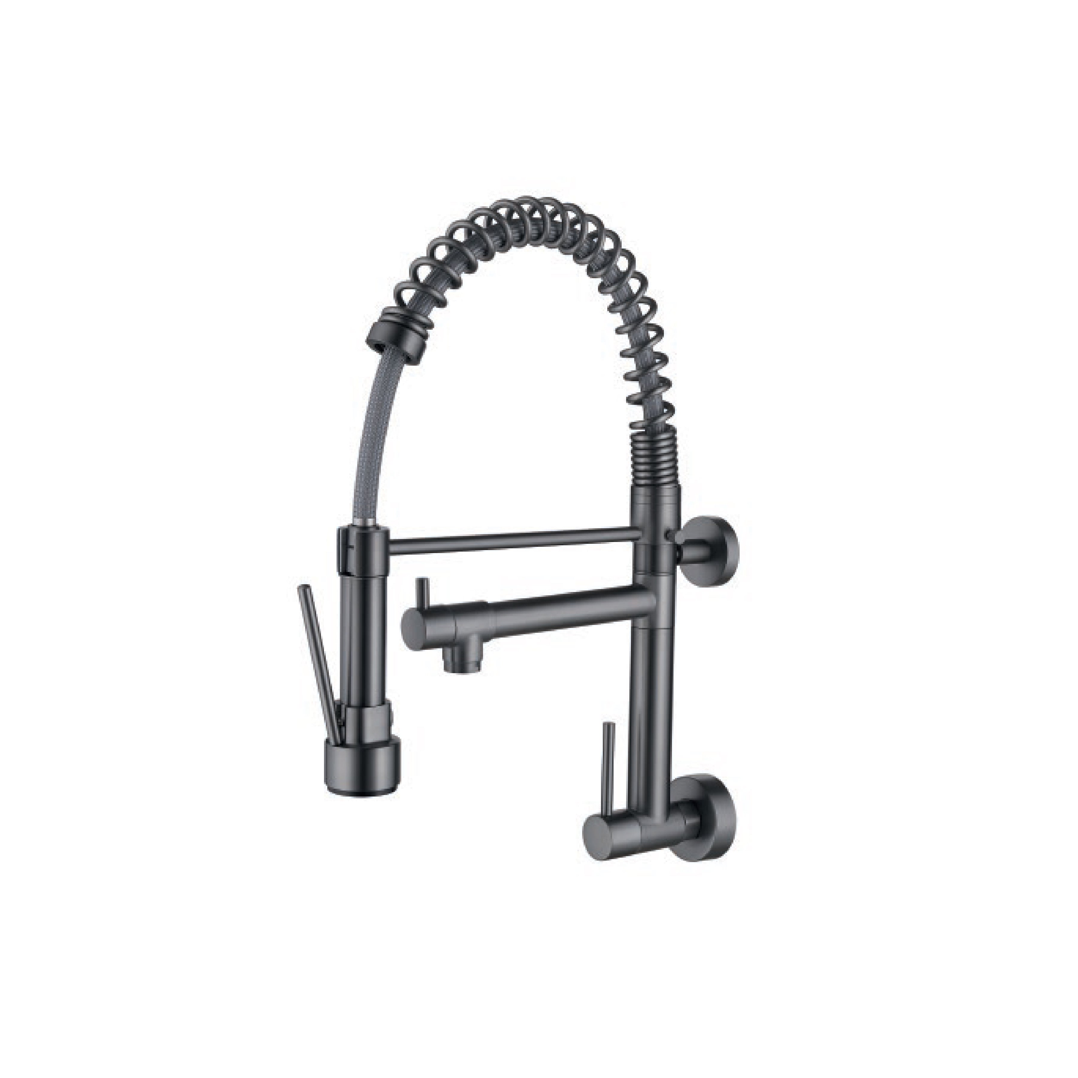 Llave P/Cocina Pared Navarra-2 Bronce Gun Grey - Fratelli Premium